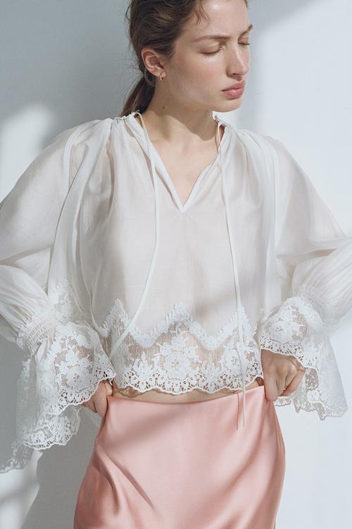 Midi skirt - light pink
