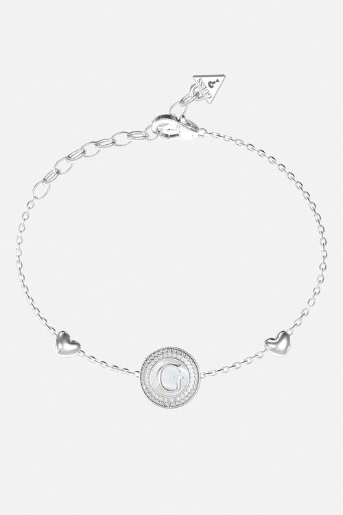 G Talisman 14Mm Pearly Coin Bracelet Rhodium - Silver