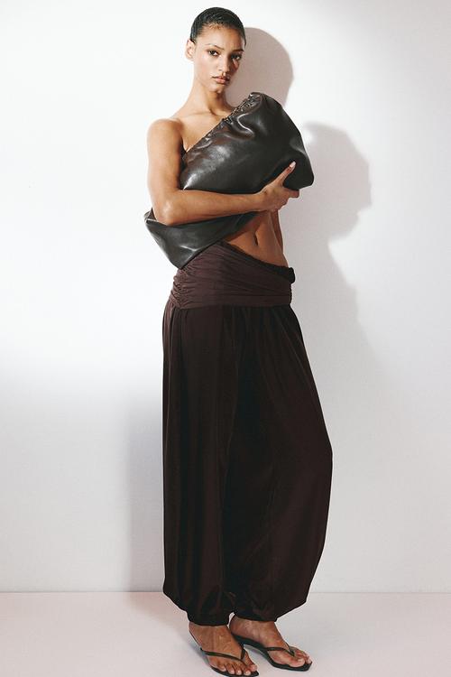 Balloon trousers - dark brown