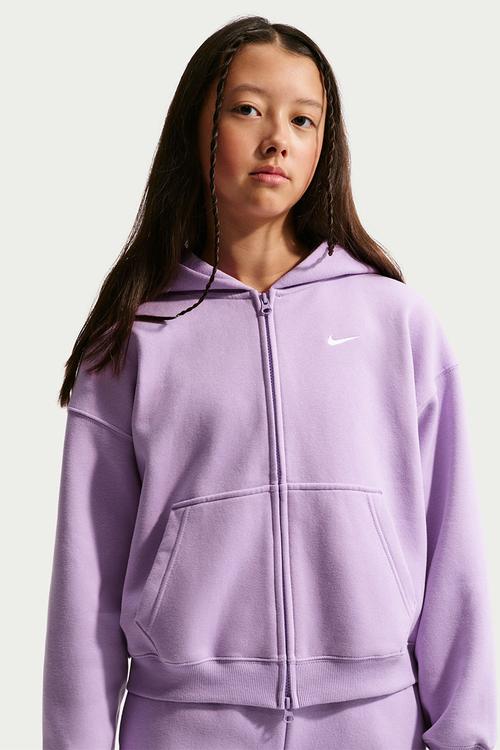 Girls Nike Sportswear Studio Fleece Full-zip Hoody