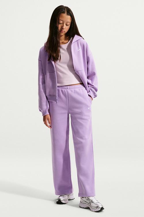 Girls Nike Sportswear Studio Fleece Open hem Pants