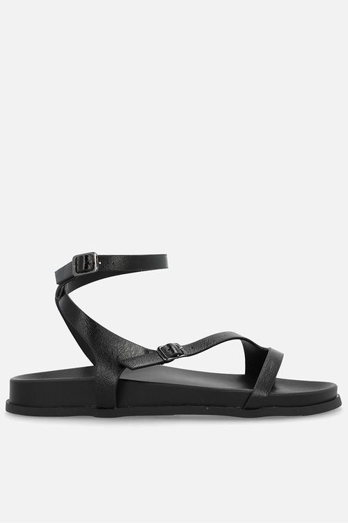 Pearl ankle strap - black
