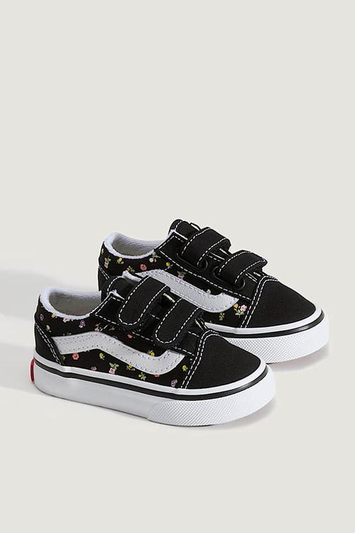 Old skool v-hn1 - ditsy floral black/sunset blush