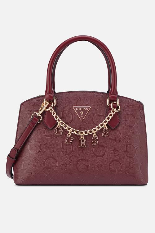 Jeanine satchel bag - oxblood