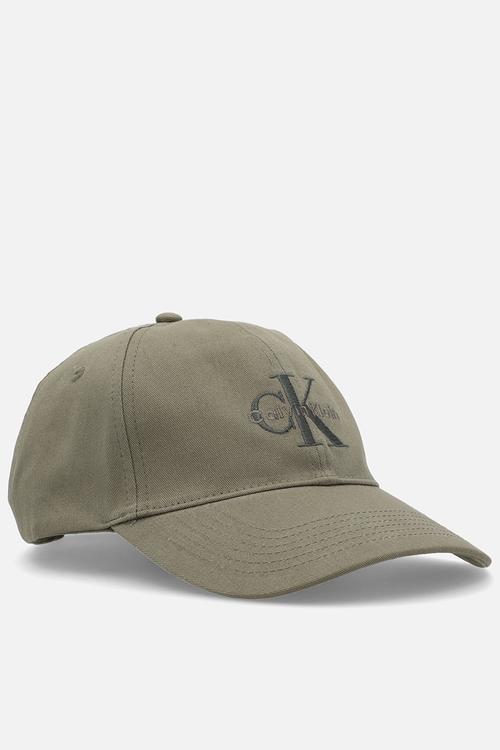 Monologo Embroidery Baseball Cap - Dusty Olive