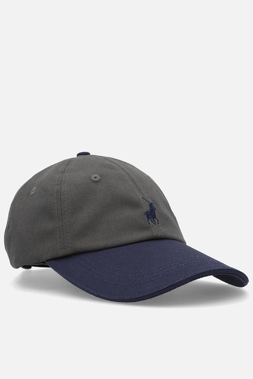 6 Panel Two Tone  Peak - Grey