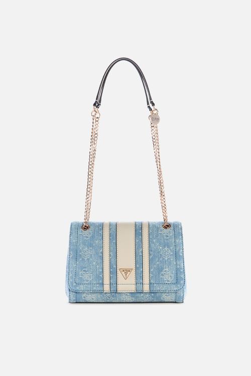 Noelle ii Cnvrtble Xbody Flap - Denim Logo