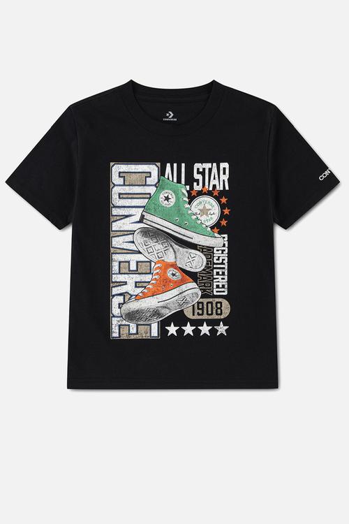 Cnvb Varcity Double Kicks Ss T -  Black