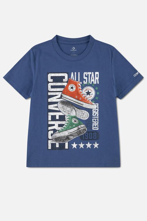 Cnvb Varcity Double Kicks Ss T - Armor Blue