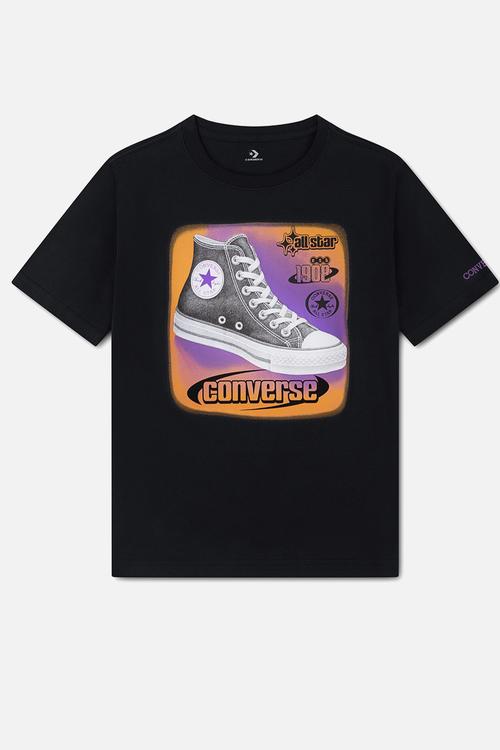 Cnvb Gradient Snkr Gfx Tee - Black