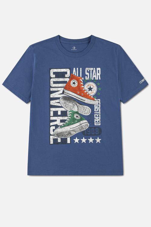 Cnvb Varcity Double Kicks Ss T - Armor Blue