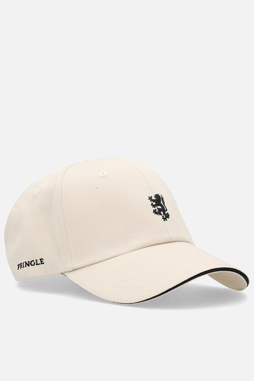 Pringle Tommy Sandwich Detail Cotton Peak Cap - Stone