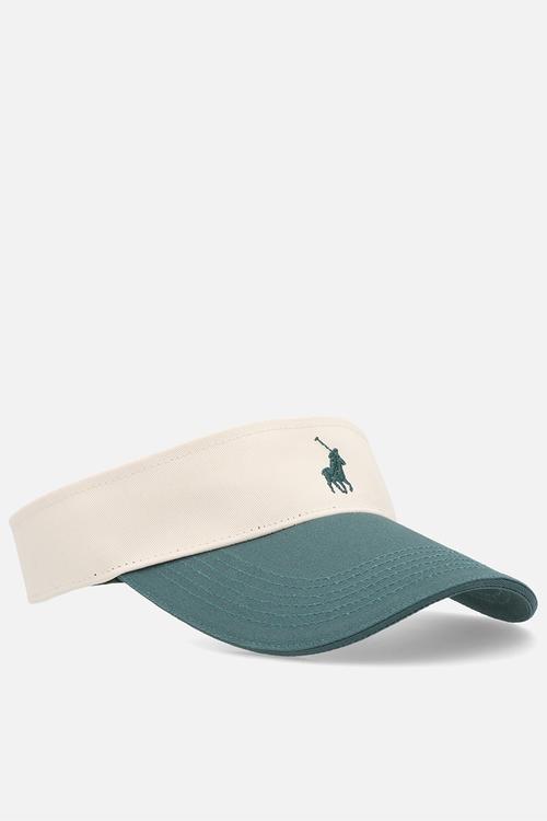 Cotton Elasticated Visor  - Green Abyss