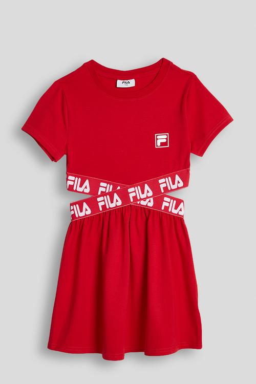 Piper Dress - Fila Red