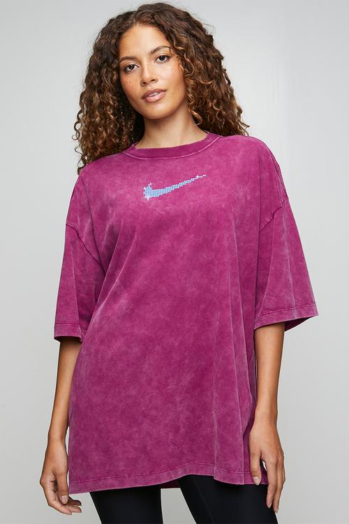 W Nk Df Move Short sleeve Os Train Tee - True Berry