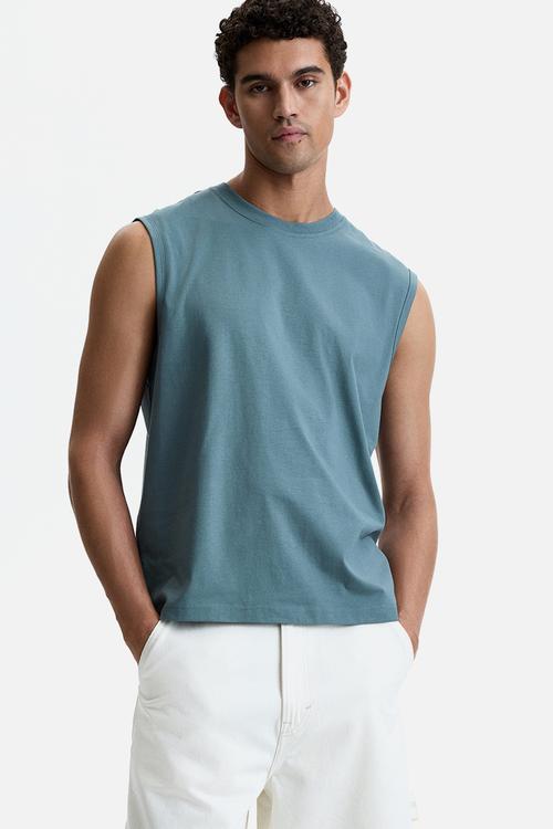 Coolmax? regular fit vest top - dusty turquoise