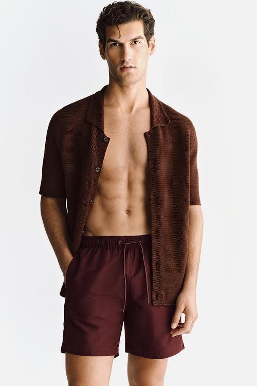 Swim shorts - Burgundy