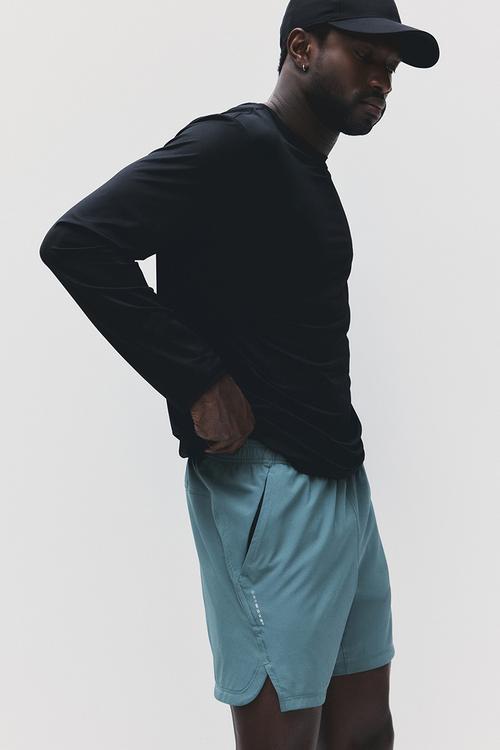 Sports shorts with drymove™ - frosty green