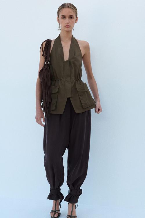 Balloon trousers - dark brown