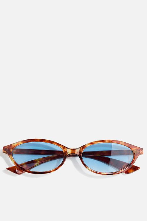 Oval sunglasses - brown/tortoiseshell pattern