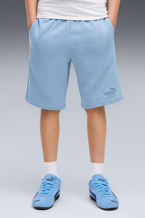 Ess Small No.1 Logo Shorts Tr B - Zen Blue