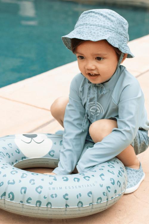 Swim Essentials - Swim Ring - Green Leopard 55cm