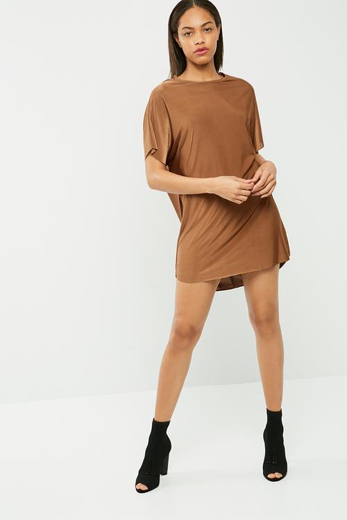 Oversized slinky dress
