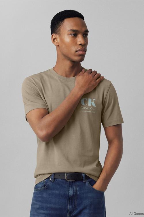 30S Eu Resort Graphic T-Shirt-Plaza Taupe - Plaza Taupe