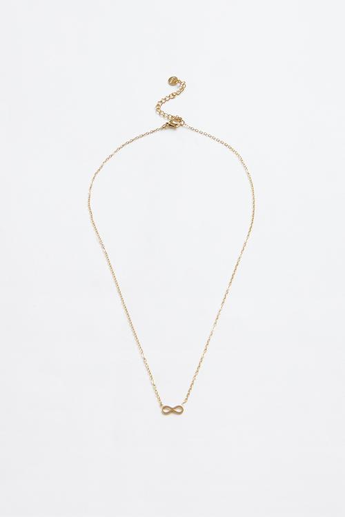 Modern Infinity Necklace - Gold