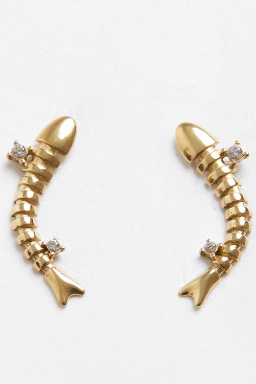 Trendy Designer Earrings - Gold