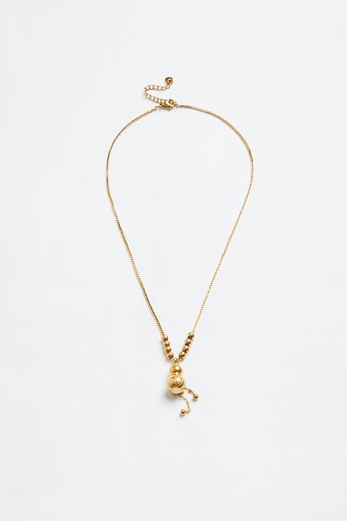 Modern-Cool Necklace - Gold