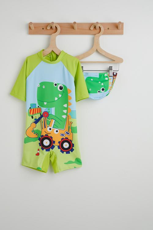 2 Piece swimwear set - lime/multi