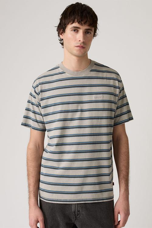 Red Tab Vintage Tee - Martin Stripe Dark Slate