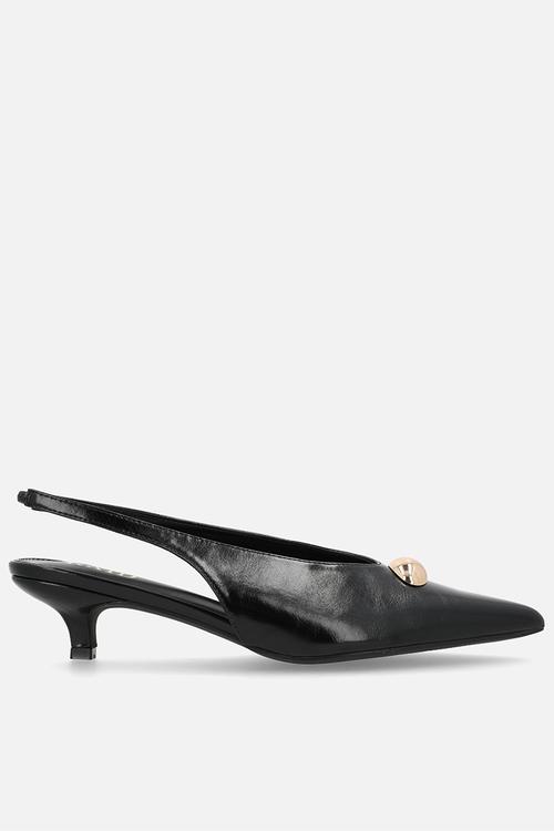 Terra slingback heel - black