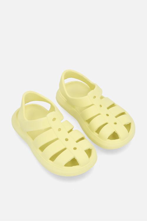 Foam fisherman sandals - pale yellow