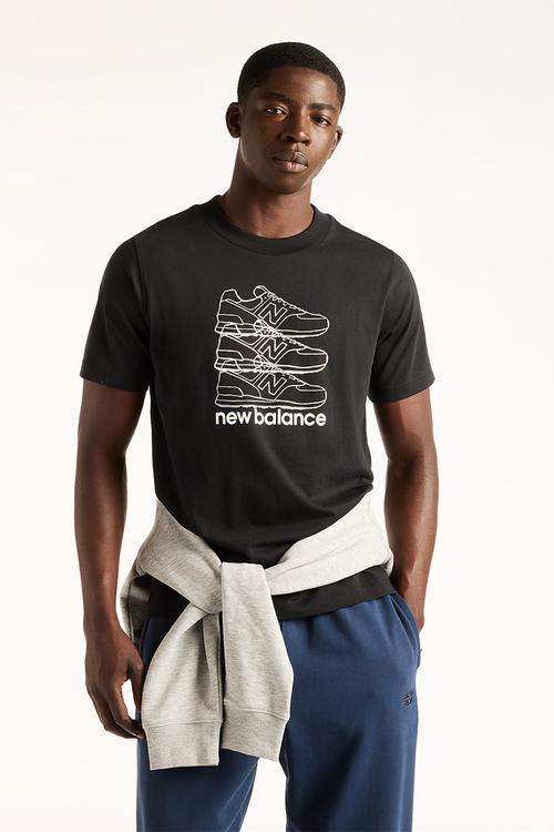 NB Sport Layered 574 Tee - black 