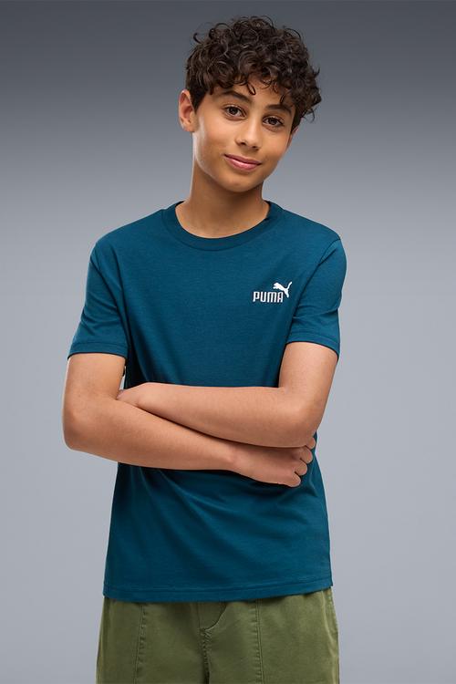 Ess 2 Color Small No. 1 Logo Tee B - Midnight Petrol