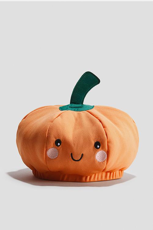 Padded halloween hat - orange/pumpkin
