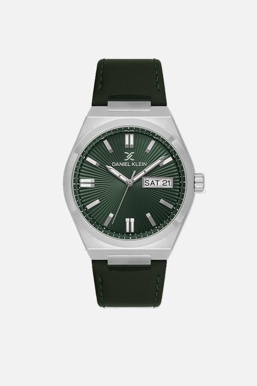 DK114059-3 Watch - Silver & Green