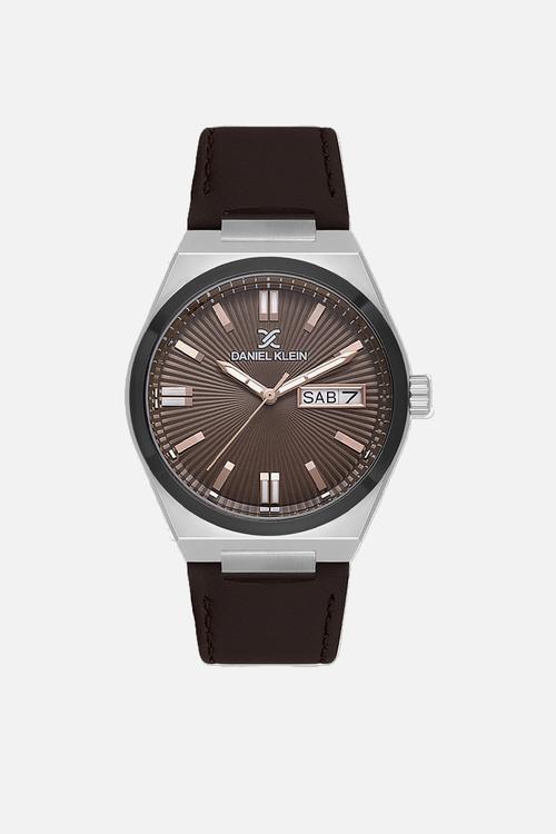 DK114059-4 Watch - Silver/Brown