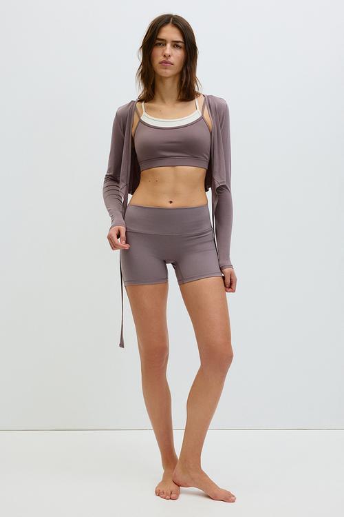Sports hotpants with softmove™ - dusty mauve