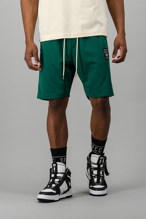 P0W3RSL1D3 Woven Short  - Dark Green