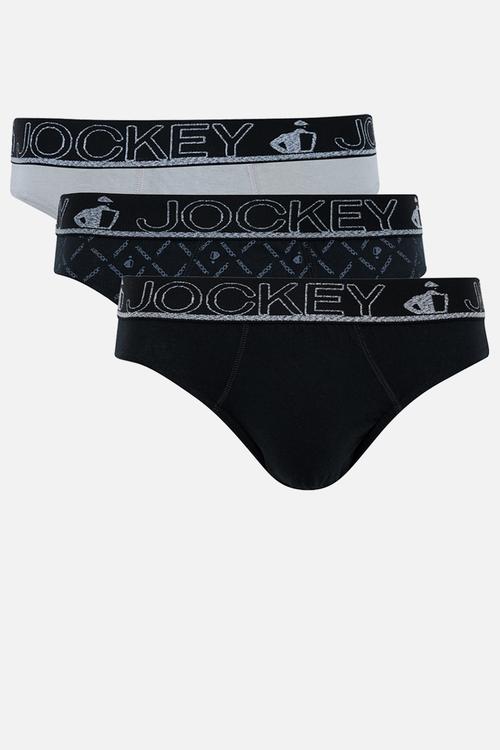 3Pk Hero Print Brief - Black Multi