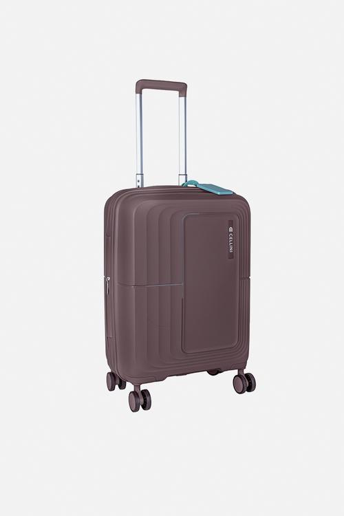 Carry-On Trolley Case - Brown