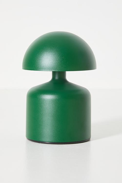 Mushroom-shaped lamp - dark green