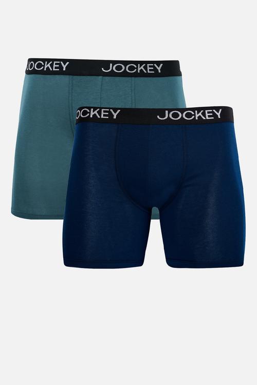 2 Pack Everyday Long Leg Trunk - Blue