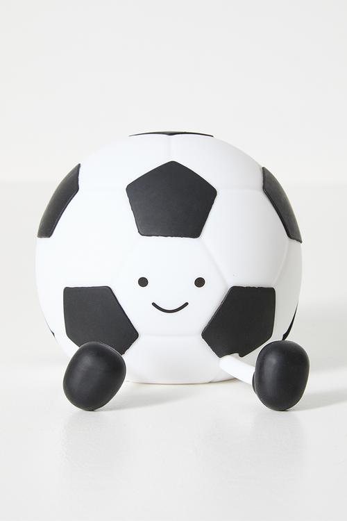 Soccer ball lamp - white/black