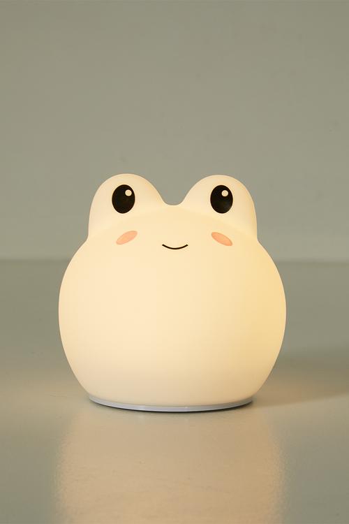 Character face lamp - white