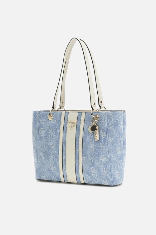 Ahb Noelle Ii Small Tote - Denim Logo