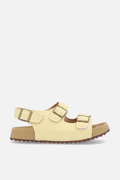 Slide with ankle straps - yellow